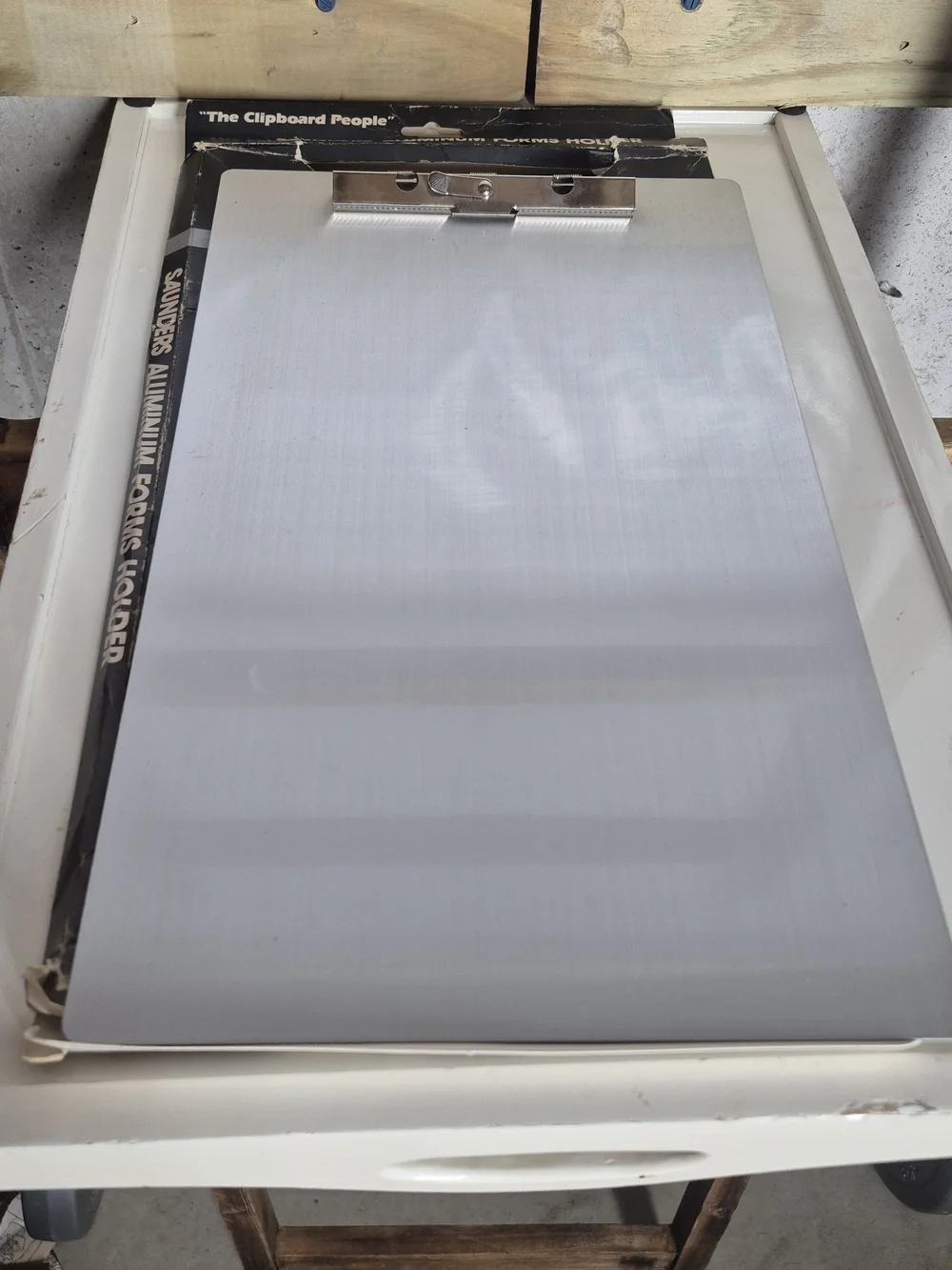 Saunders Aluminum Forms Holder Clipboard - Silver